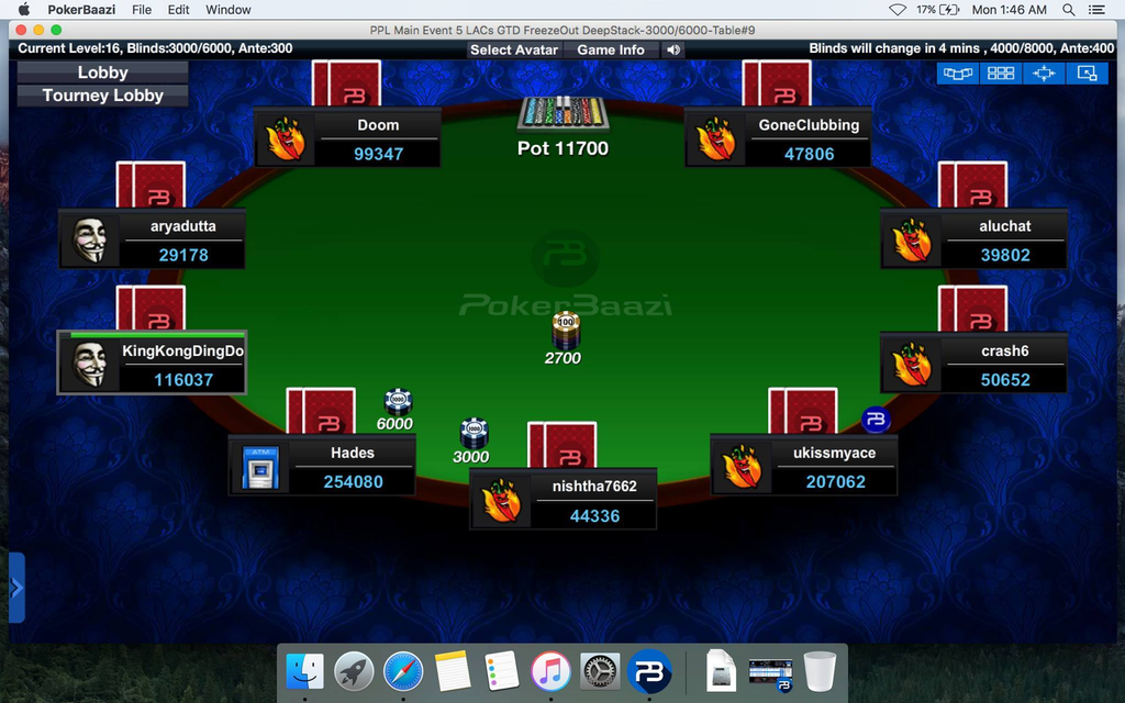 PokerBaazi Table